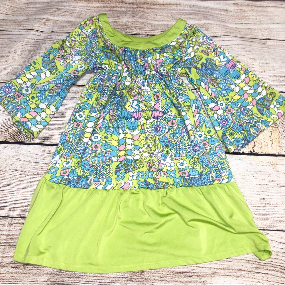 JK Girls Bell Sleeved Dress